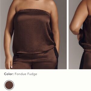 Women's Brown Intimate Sleepwear Set